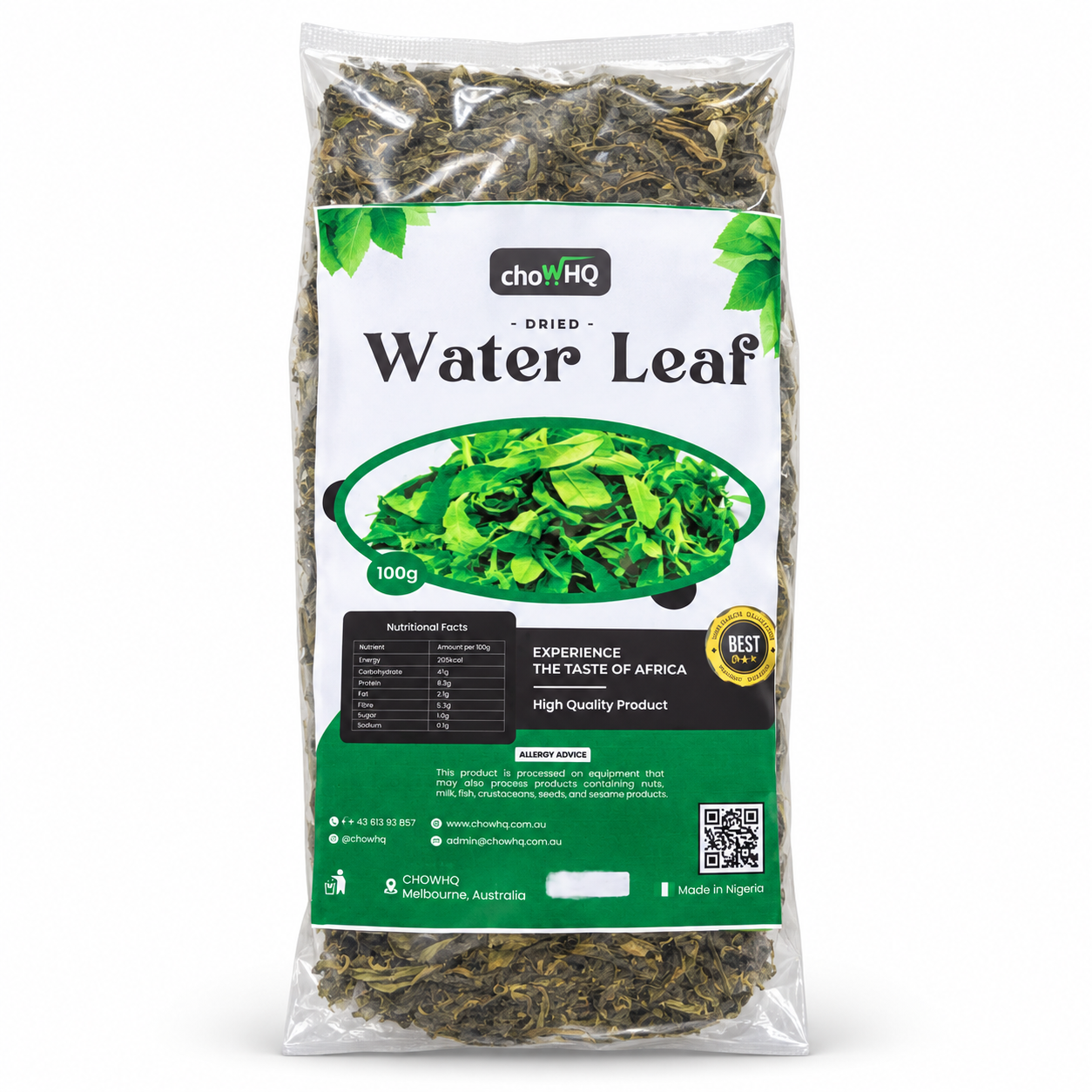 ChowHQ Dried Waterleaf 100g
