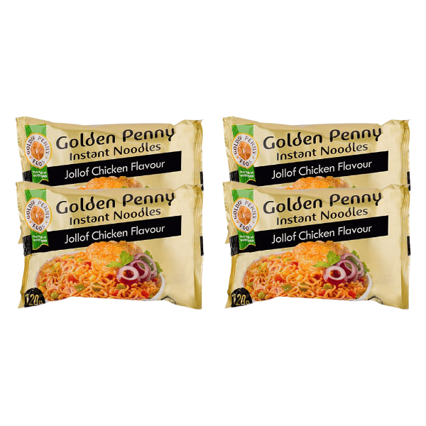 Golden Penny Instant Noodle - Jollof Chicken Flavour (Pack of 4)