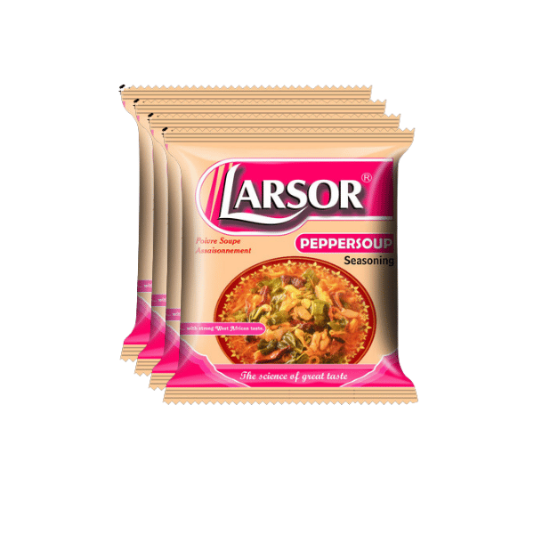 Larsor Pepper Soup Seasoning (10g) - Pack of 4