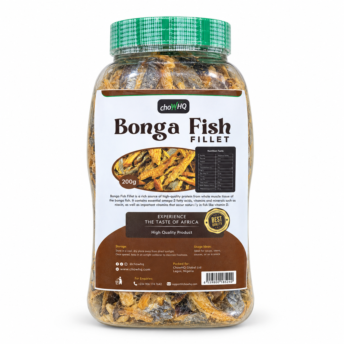 ChowHQ Bonga Fish Fillet 200g