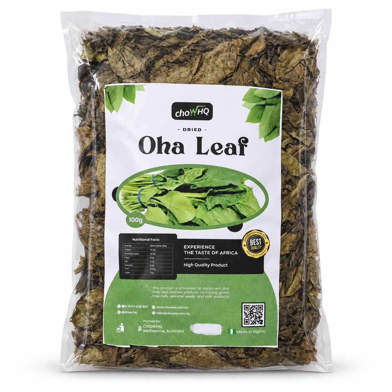 ChowHQ Dried Oha Leaves 100g