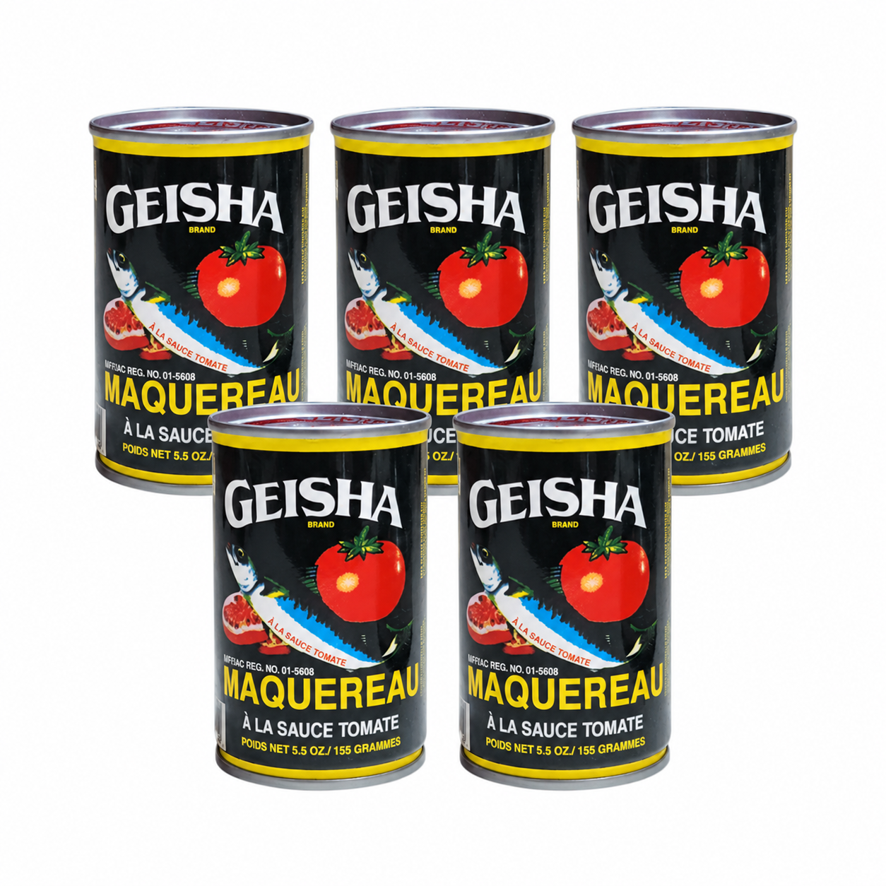 Geisha Mackerel - 5 tins