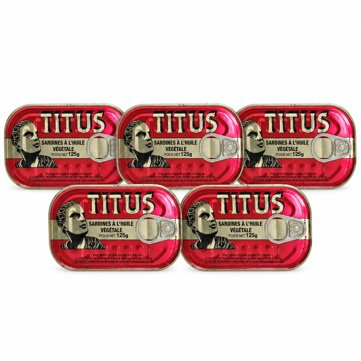 Titus Sardines - 5 tins